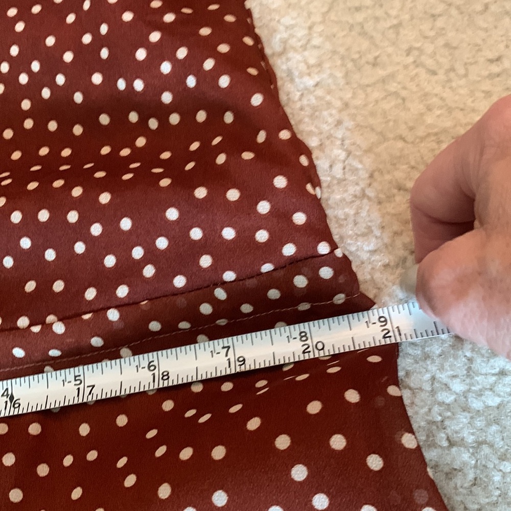 Brown white polka dot dress by Uli Herzner - Picture 10 of 13